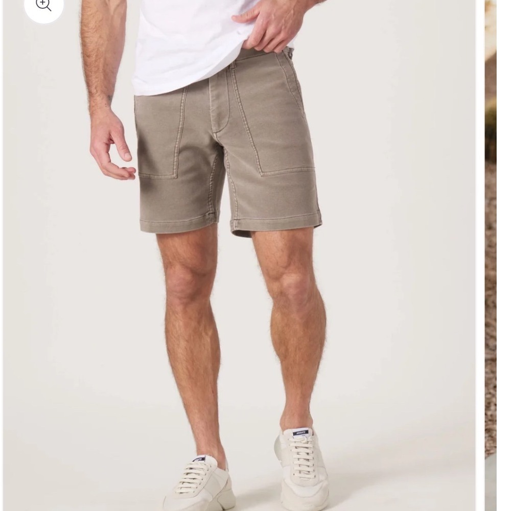 NWT The Normal Brand Comfort Terry Utility Short Taupe Mens 36 Slim - Picture 6 of 7